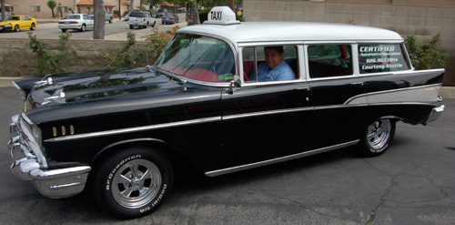 Auto repair taxi shuttle